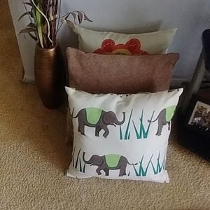 Pillows three of them